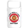 Kawaii Pottery I Just Really Love Potter Custodia per iPhone 17 Pro Max Kawaii Pottery Amo davvero Cute Ceramic Lover