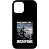 Alpha Wolf Meme Custodia per iPhone 12/12 Pro Micropene Divertente Uomini Inappropriati Rude Wolf Peinlich