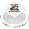 Sarcastic Couch Potato Procrastinate Des Divertente procrastinatore pigro procrastinatore bradipo PopSockets PopGrip per MagSafe