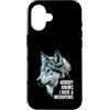 Alpha Wolf Meme Custodia per iPhone 16 Micropene Divertente Uomini Inappropriati Rude Wolf Peinlich