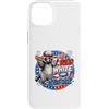 Novelty July 4th Tees Custodia per iPhone 14 Plus Procione rosso bianco e selvatico