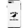 Birding in the 901 Custodia per iPhone 7 Plus/8 Plus Early Bird ottiene Lifer divertente Birding Humor