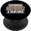 Retro Engineer Tech Funny Humorous Witty Sarcastico costoso difficile parla dicendo PopSockets PopGrip Adesivo