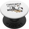 Workday Whimsy Attualmente fingendo di lavorare Funny Goose PopSockets PopGrip Adesivo