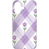 Floral Aesthetic Flower Botanical Gifts Custodia per iPhone 17 Lavanda Viola Argyle Fiori Floreali
