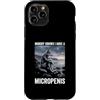 Alpha Wolf Meme Custodia per iPhone 11 Pro Micropene Divertente Uomini Inappropriati Rude Wolf Peinlich