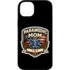 Paramedic Mom Proud EMT Mother American Custodia per iPhone 14 Plus Paramedic Mom Orgoglioso EMT Festa della mamma SME Mama American USA