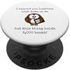 Proud Luddite Simpatico gufo con lettore e-book PopSockets PopGrip Adesivo