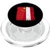 China Austria Heritage Flags Bandiera della Cina Austria | Radici austriache cinesi PopSockets PopGrip per MagSafe