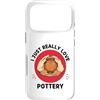 Kawaii Pottery I Just Really Love Potter Custodia per iPhone 17 Pro Kawaii Pottery Amo davvero Cute Ceramic Lover