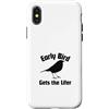 Birding in the 901 Custodia per iPhone X/XS Early Bird ottiene Lifer divertente Birding Humor