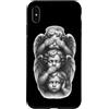 Urban Empyre Non vedete il male | Non parlate del male | Ascoltate i cherubini angelici malvagi Custodia per iPhone XS Max