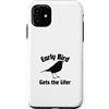 Birding in the 901 Custodia per iPhone 11 Early Bird ottiene Lifer divertente Birding Humor