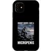 Alpha Wolf Meme Custodia per iPhone 11 Micropene Divertente Uomini Inappropriati Rude Wolf Peinlich