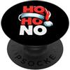 Winter Beard Fashion Ho Ho No Divertente Design Natalizio con Cappello Santa PopSockets PopGrip Adesivo
