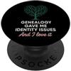 Ancestor Hunting Club I Dig Dead People' Genealogia Nerd Gift Family Tree Research Ancestry Club PopSockets PopGrip Adesivo