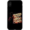 Dad Fathers Family Best Dad Funny Dad Fa Custodia per iPhone XS Max DIAPER DUTY BECAUSE HEROES DON'T ALWAYS CAPES