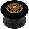 Vintage Military Eagle Enthusiast Funny Sarcastic Fireworks, regista di If Run You Better Run Too PopSockets PopGrip Adesivo