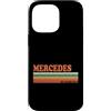 Retro Personalized Name outfit For Men W Custodia per iPhone 14 Pro Max MERCEDES Retro Personalizzato Nome Vintage Stripes
