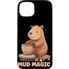 Pottery Capybara Outfit Custodia per iPhone 15 Plus Carino Capybara ama Potter Costume per hobby e animali