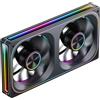JONSBO Ventola 120x240 Jonsbo ZA-240 Infinity Mirror ARGB Reverse Blade PWM - 240mm, nero