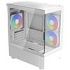 Aerocool Case Aerocool Viewport Mini-G-WT-v4 ARGB Mini-Tower ATX Bianco [ACCM-ES09533.21]
