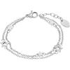 s.Oliver Bracciale in Acciaio inox per bambini, 14+2 cm, Argento, stella, in confezione regalo