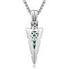 REDSUN Ciondolo Vikingo Freccia Martello di Thor Catena 925 Argento Sterling ViKing Croce Martello Croce Ciondolo Amulette Amuleto Celtico Gioielli per Uomo Figlio Ragazzo Donna Uomini Unisex, 37*12mm