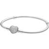 Generico Bracciale Pandora590727CZ Chiusura a Cuore Pavè (16 cm)