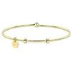 KIDULT - Bracciale Donna - Bangle dorato misura L - 721016-19