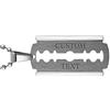 Bling Jewelry Personalizza Collana Con Pendente A Forma Di Lama Di Rasoio Grande In Stile Hip Hop Biker Gioielli Goth Punk Rock Per Uomo In Acciaio Inossidabile Nero Argento Oro Con Catena A Sfera Da 20 Pollici