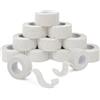 ANAMPION 12 Rotoli 2.5cmX4M Benda Elastica Coesiva Non Tessuti Bende Elastiche Bendaggio Adesiva Coesiva Nastro Bendaggio Sportivo per Mani, Piedi, Ginocchia, Braccia (bianco)