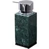 AMEEDA Set di Accessori per Il Bagno Set da Bagno in Marmo Naturale Verde Scuro, Vassoio di Lusso Leggero, portaspazzolino, Dispenser di Sapone(Soap Dispenser F)