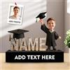 SosnSusn Figurina Laurea Personalizzata con Foto Acrilico Statuetta Decorazione Scrivania, Souvenir di Laurea con Ritratto Cartoon Regalo per Laureandi, Figlia & Figlio