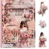 Uideyvi Sogno Tema Sticker Scrapbooking forniture per Junk Journal, 20 fogli PET Stickers(TZ-001-007)