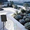 Gaoxun Striscia LED Solare da Esterno 10m, Flessibile Striscia Luci LED Solare per Esterni con Telecomando, Dimmerabile, 8 Modalità, 640 LED, IP68 Impermeabile, per Terrazzo, Balcone, Bianco Freddo