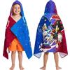 Get Trend Sonic the Hedgehog Incappucciato Asciugamani Bagno Ragazzi, Assorbente Asciugamano Cotone, Piscina, Nuoto e Asciugamano da Mare, Morbido Poncho da Bagno, Accessori Viaggio Regalo Ragazzi (Multi Sonic)