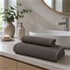 Maison Sucrée Set Asciugamani Bagno 1+1 Art. Pepe in Spugna 100% Cotone 450 GSM, Viso 60x105 cm + Ospite 40x60 cm (Pietra 25)