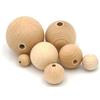 JOWE 30 pezzi sfera in legno di faggio diam. 30 mm con foro - sfera in legno prodotta in Austria