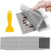 Dhisperares 40 pezzi 15 x 15 cm filtro di scarico doccia per capelli, rete di scarico per doccia, scolapasta per capelli usa e getta, filtro per doccia, filtro per doccia, accessori da bagno