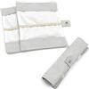 lemgyiamz Sacchetti per posate impermeabili in iuta per coltelli e forchette borsa per tavolo del matrimonio, decorazione per feste, 3 pezzi
