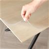 Trente Pellicola per tavolo 80 x 120 cm - spessore 3 mm - protezione per tavolo con bordi smussati, tovaglia trasparente, rettangolare, dimensioni a scelta, pellicola protettiva, lavabile