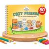 Finoly Libri da Colorare per Adulti e Bambini con 80 Disegni Cozy | Album da Colorare per Adulti per Rilassarsi e Ridurre lo Stress (Giorno)