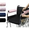 SPRING SEAON Copribraccioli per sedia a rotelle, copribraccioli per sedia da ufficio, confezione da 2 pezzi, cuscinetti morbidi in memory foam, assorbenti, lavabili, per ufficio, sedia da trasporto