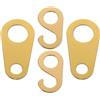 CALLARON 4 Pezzi Ganci a Molla e Linguette Catena in Metallo per Orologio a Cucù, Estremità Catena Decorativa per Orologi a Pendolo da Terra, Ricambi Meccanici per Appassionati