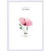 Lupia - Cornice portafoto in pvc PERFECT BIANCA lucida da parete, sottile con design elegante e minimal, per foto, stampe artistiche, poster, quadri moderni, Facile da appendere, Bianca 50x70 cm