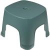 LAPYAPPE Sgabello in Plastica Verde per Bagno e Cucina, Sgabello Antiscivolo Stabile e Facile da Pulire, per Cambiare Scarpe e Uso Quotidiano in Bagno