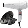 GA.MA ITALY PROFESSIONAL Gama Italy Professional, PLUMA 5500 OXY-ACTIVE, Phon Professionale a lunga durata, Ossigeno Attivo, 2400W, Colore Bianco
