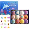 JOLANG 12 Pezzi Bombe da Bagno Bambini con Sorpresa Bath Bomb Regalo | Colorate e Divertenti per il Bagno, Con Piccoli Giochi Nascosti, Idea Regalo per Feste e Compleanni