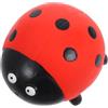 Sosoport Pet Lattice Coccinella in Lattice Cane Stridulo Cane Divertente Gioco in Lattice Cucciolo di Cane in Lattice Coccinella Cane Duro Cane Stridulo Cane Emulsione Rossa